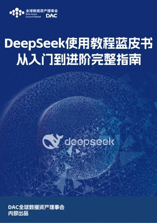 DeepSeek使用教程蓝皮书