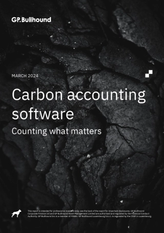 碳核算软件报告：计算重要的事情（英文版）