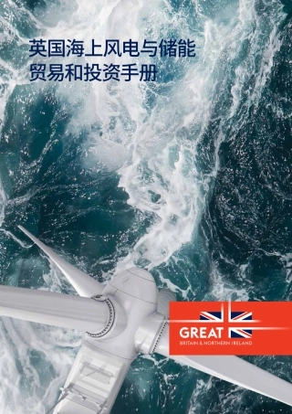 英国海上风电与储能贸易和投资手册