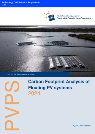 2024年漂浮光伏系统的碳足迹分析（英文版）