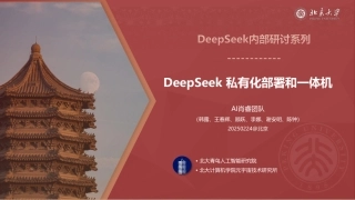 DeepSeek私有化部署和一体机