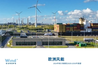 欧洲风能：2024年统计数据及2025-2030年展望