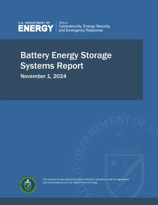 美国能源部：电池储能系统报告2024（英文版）