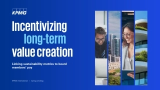 毕马威：激励长期价值创造：将可持续发展指标与董事薪酬挂钩（英文版）