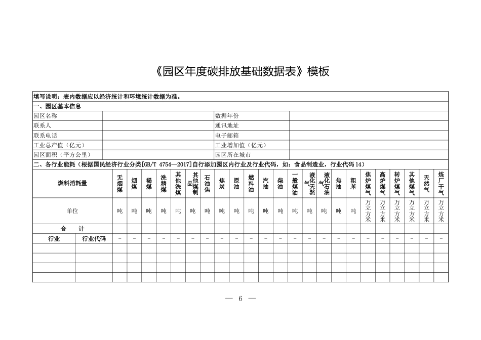园区年度碳排放基础数据表.doc_第2页