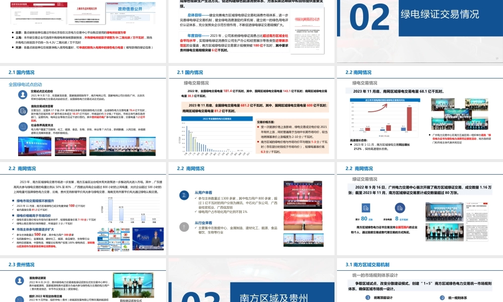 新能源及绿色电力交易政策解读
