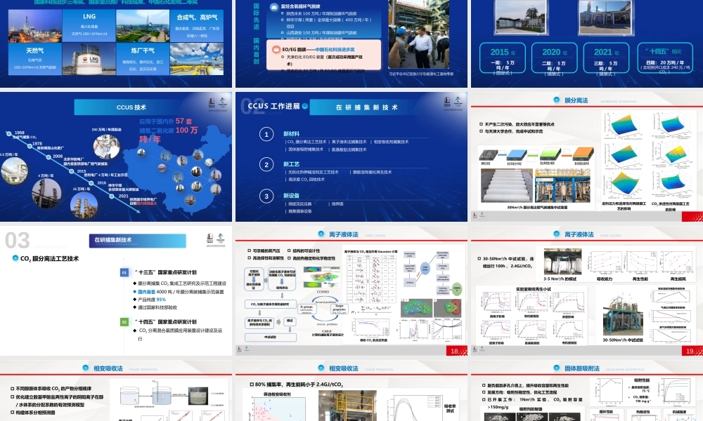 CCUS技术实践