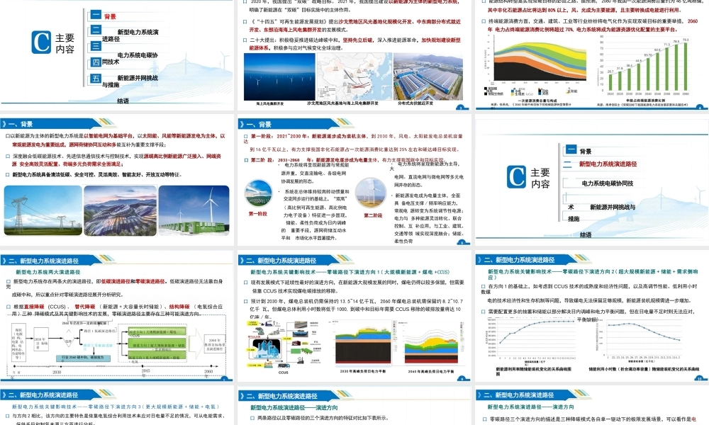 面向双碳目标的新型电力系统演进路径与挑战