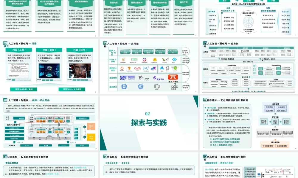 人工智能+新型配电系统认知与实践——国家电网