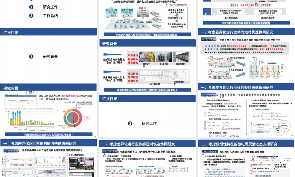 高比例新能源微电网短时快速协同与灵活动态支撑研究——张从越