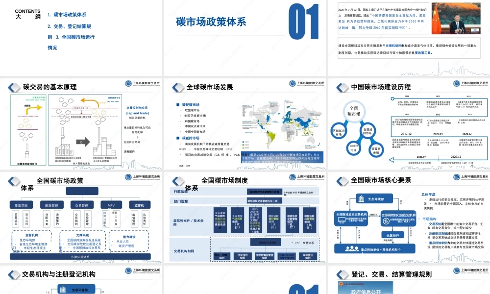 【专家PPT】全国碳市场交易、登记结算规则-53页