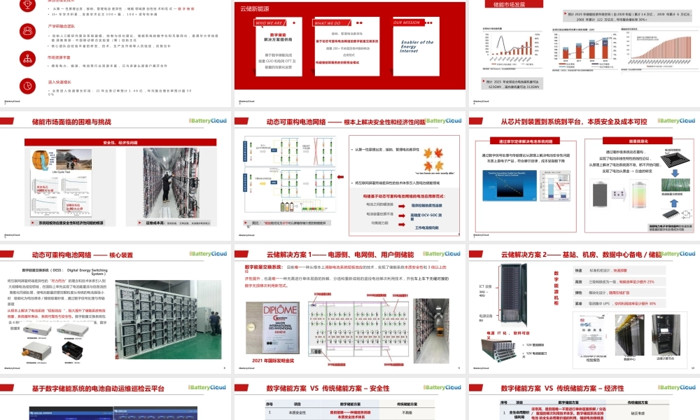 云储新能源：数字储能解决方案提供商
