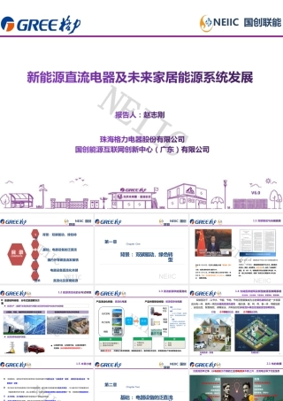 新能源直流电器及未来家居能源系统发展——赵志刚