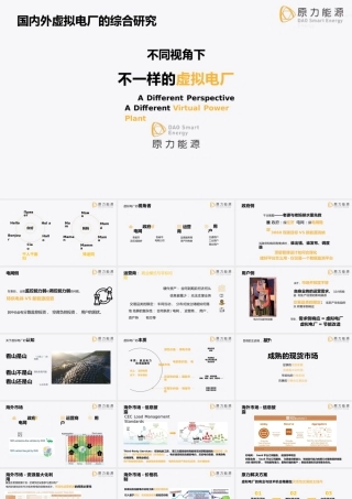 1. 不同的视角不一样的虚拟电厂