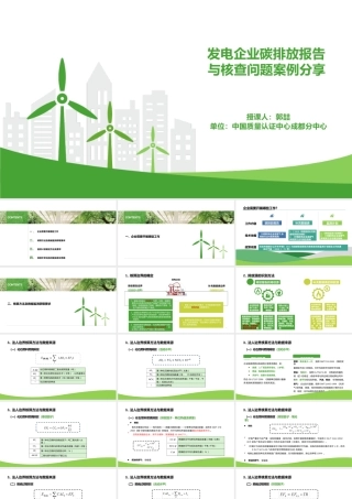 发电企业碳排放报告与核查问题案例分享