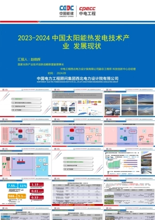 2023-2024中国太阳能热发电技术产业发展现状——赵晓辉 - 副本