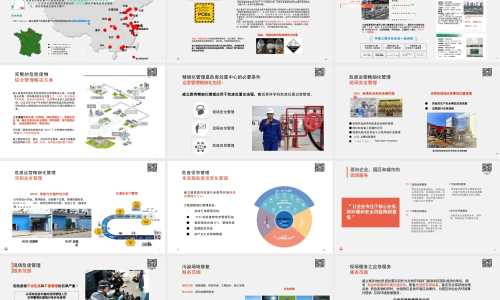 【专家PPT】全方位环境解决方案助力园区可持续发展_威立雅
