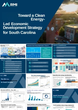 迈向以清洁技术为主导的南卡罗来纳州经济发展战略（英文版）