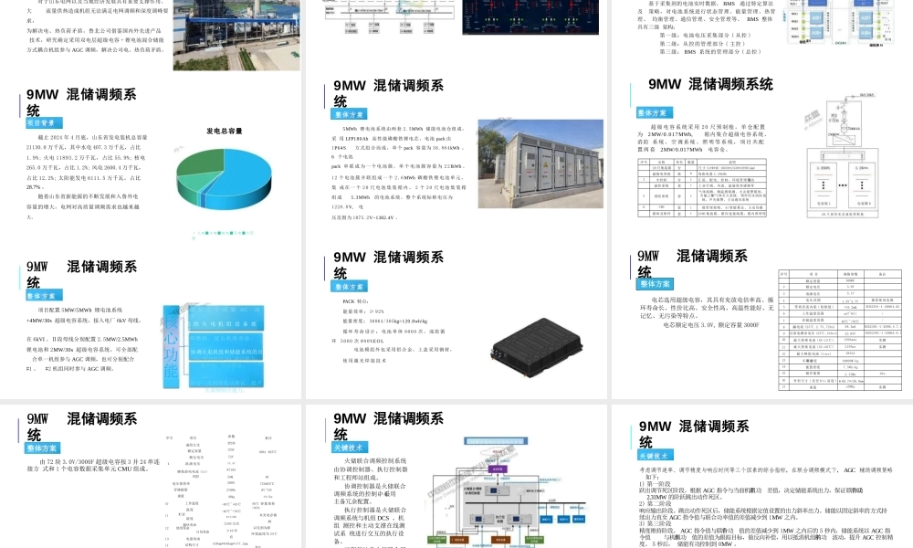 超级电容混储调频系统于辅助服务市场的应用与实践——姜波