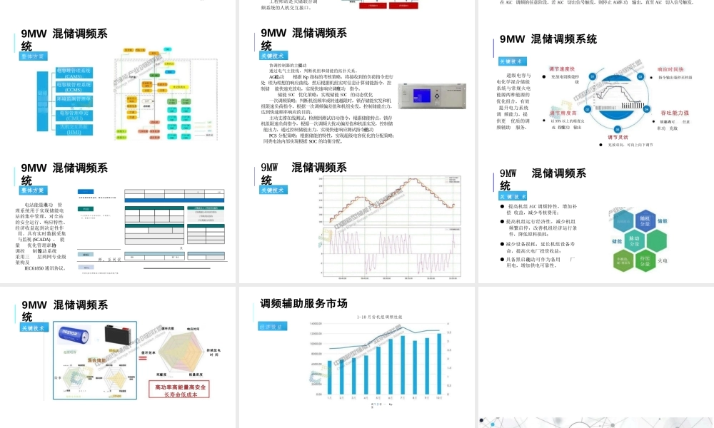 超级电容混储调频系统于辅助服务市场的应用与实践——姜波
