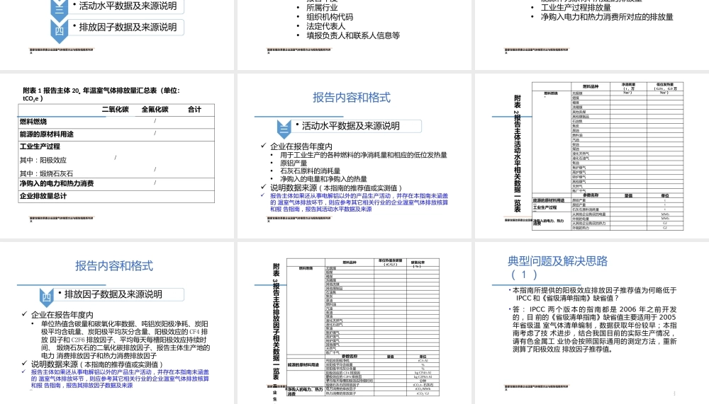 电解铝企业温室气体核算方法与报告指南