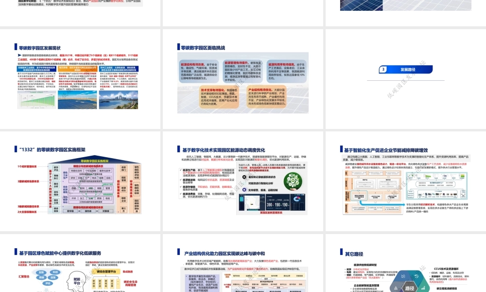 零碳园区数字化路径-零碳数字园区发展路径