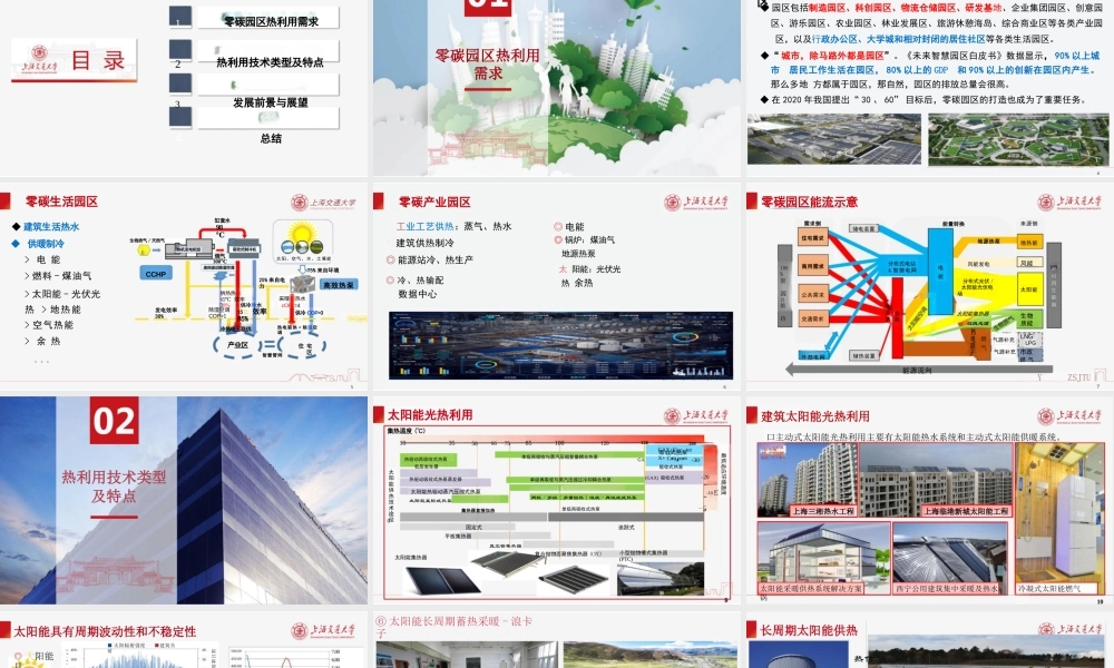 零碳园区热利用技术应用现状与前景-20231128-上海交大代彦军-36页