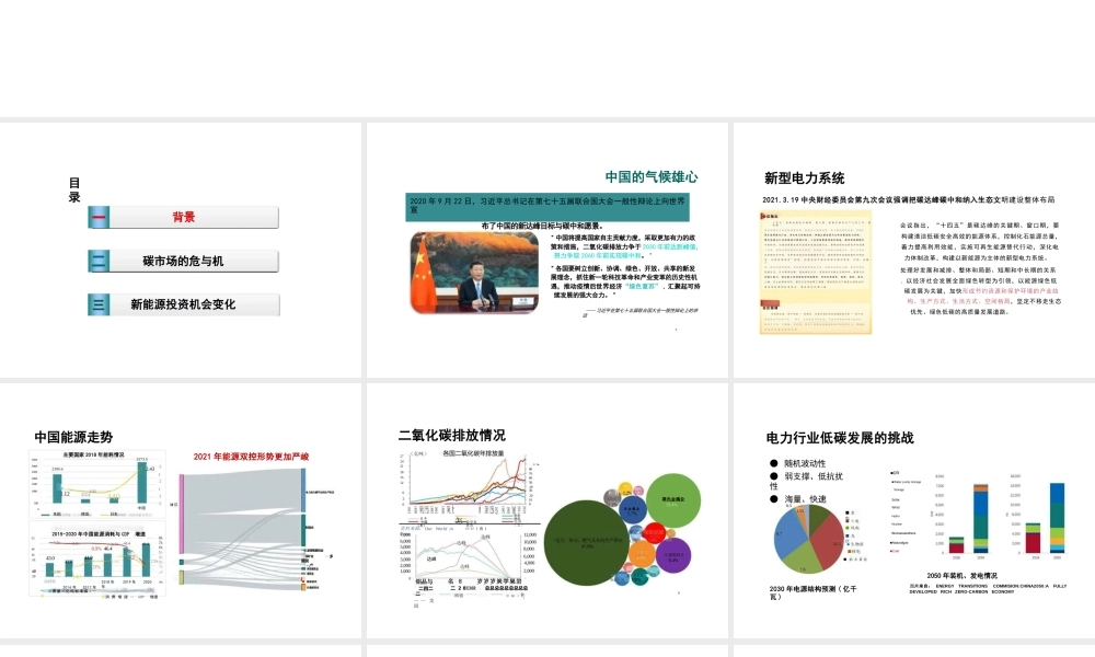 【专家PPT】电碳市场环境下新能源及储能的发展新机遇及潜力预测