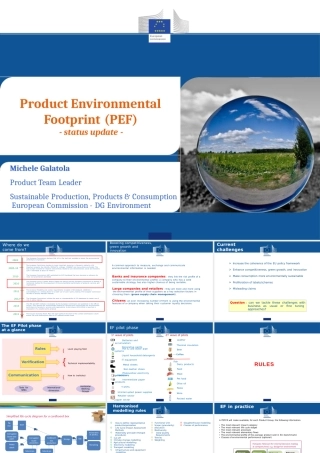 【解读PPT】欧盟产品环境足迹：更新