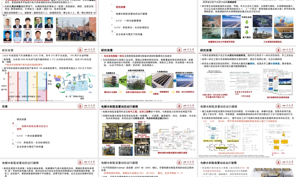 可再生能源发电制氢一体化系统的若干考量及实践——邱一苇