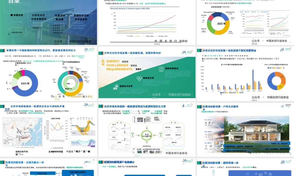 分布式光伏多场景应用：助推实现零碳社会——施俊