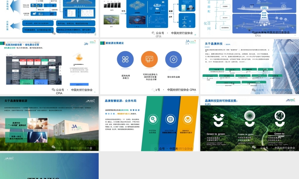 分布式光伏多场景应用：助推实现零碳社会——施俊