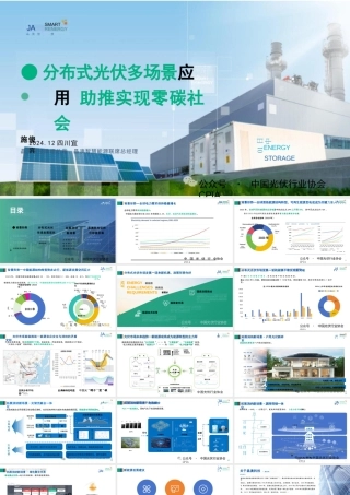 分布式光伏多场景应用：助推实现零碳社会——施俊