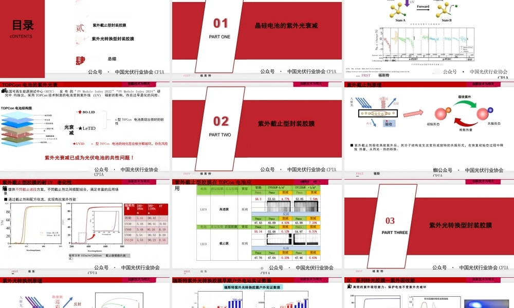 应对晶硅电池紫外光衰减的封装方案——胡晓波