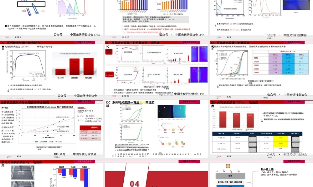应对晶硅电池紫外光衰减的封装方案——胡晓波