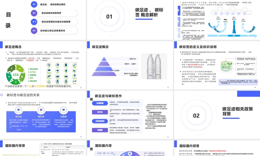 碳足迹与碳标签 挑战与机遇并存的“通行证”