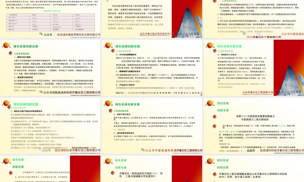 CCUS工艺流程设计及原理——齐剑
