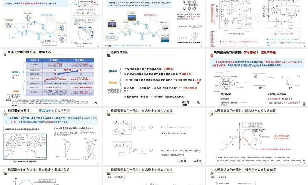 面向新型电力系统稳定性提升的构网型装备设计与配置——黄林彬