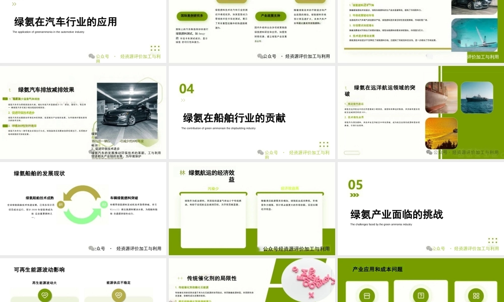 绿氨产业的未来与发展
