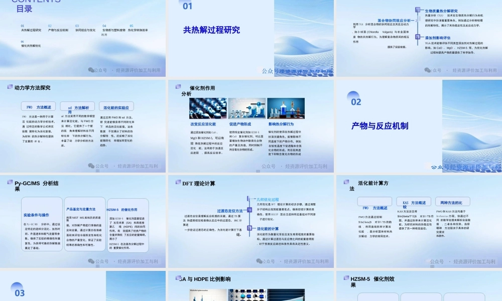 生物质与塑料共热解的协同效应