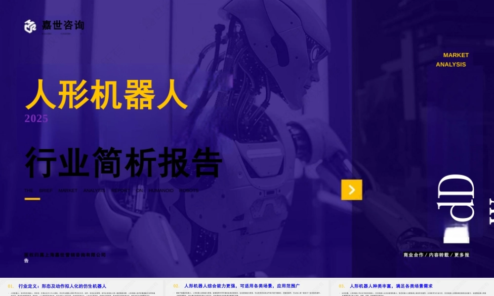 人形机器人行业简析报告
