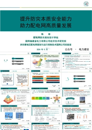 提升防灾本质安全能力助力配电网高质量发展——陈彬