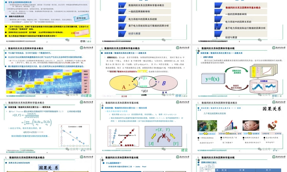 电力系统数据分析的因果科学方法及其初步应用