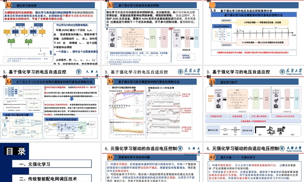 元强化学习驱动的高比例分布式光伏智能配电网自适应调压技术——葛磊蛟