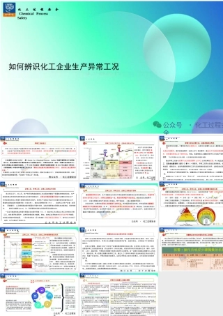 如何辨识化工企业生产异常工况