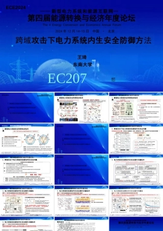 跨域攻击下电力系统内生安全防御方法——王琦