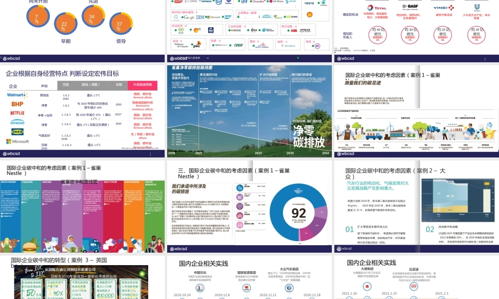 碳中和时代国内外零碳转型之大趋势-WBCSD