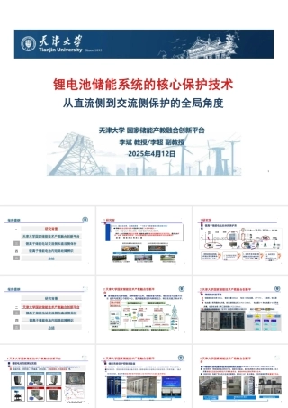 天津大学：锂电池储能系统的核心保护技术：从直流侧到交流侧保护的全局角度