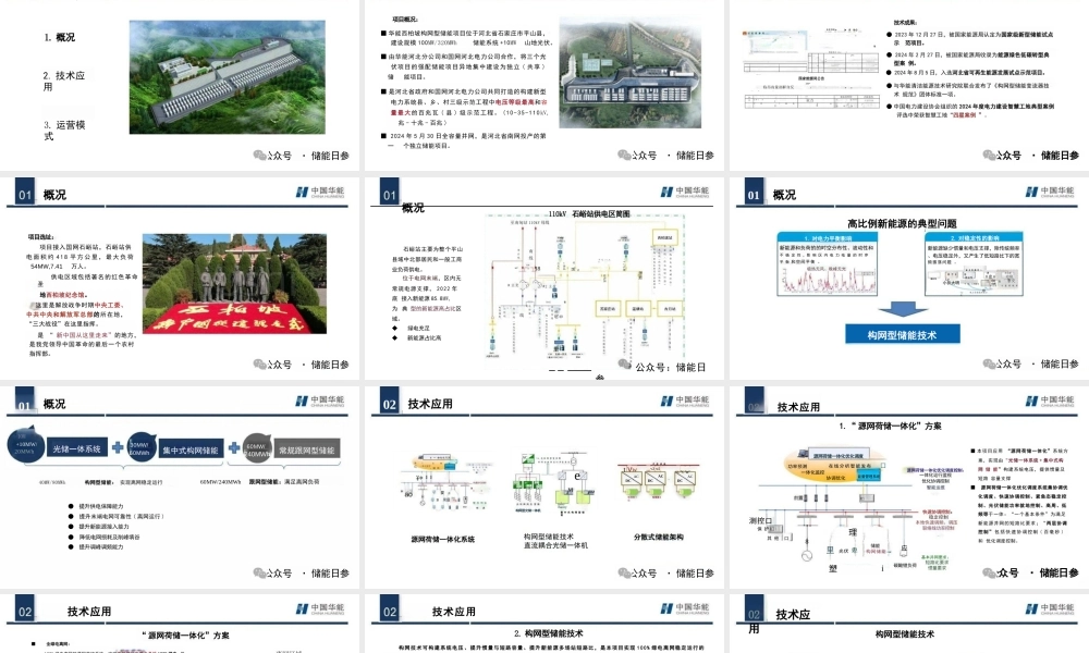 中国华能：华能西柏坡构网型储能示范项目技术应用