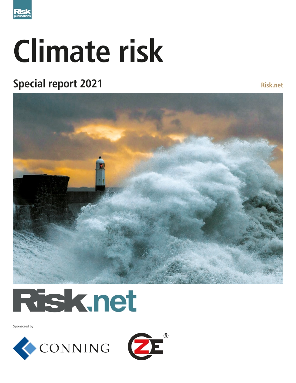 2021年气候风险特别报告（英）-Risk.net_第1页